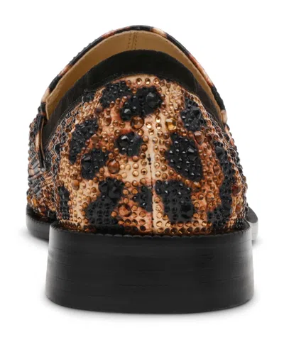 Betsey Johnson Women's Canne Loafers In Animal Print