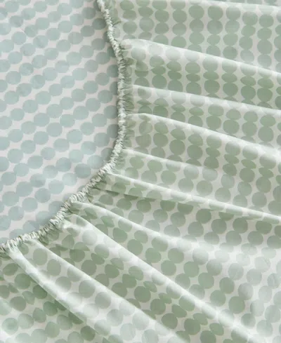 Marimekko Orkanen 200-thread Count Cotton Percale 4-pc. Sheet Set, King In Green