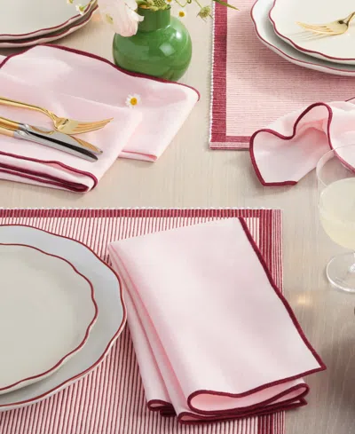 Kate Spade 4-pc. Garden Party Napkin Set In Pink