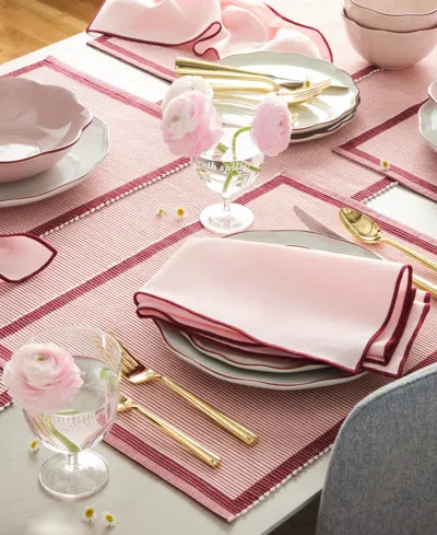 Kate Spade 4-pc. Garden Party Napkin Set In Pink