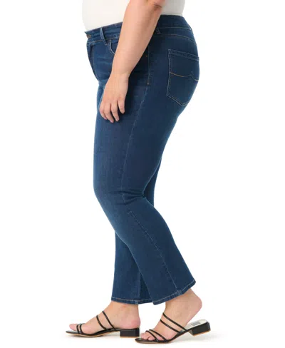 Gloria Vanderbilt Plus Size High-rise Amanda Jeans In Blue