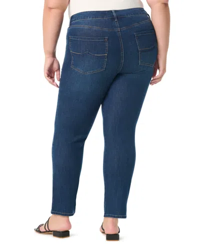 Gloria Vanderbilt Plus Size High-rise Amanda Jeans In Blue