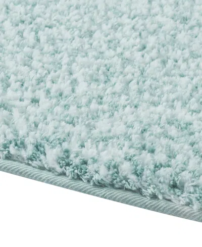Vcny Home Heathered Memory Foam Bath Rug, 20" X 32" In Green