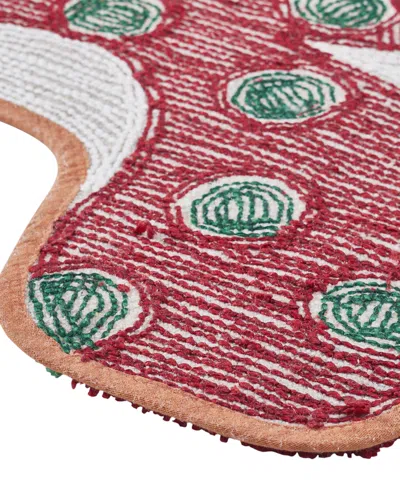 Vcny Home Reindeer Holiday Bath Rug Set, 2 Count In Multi