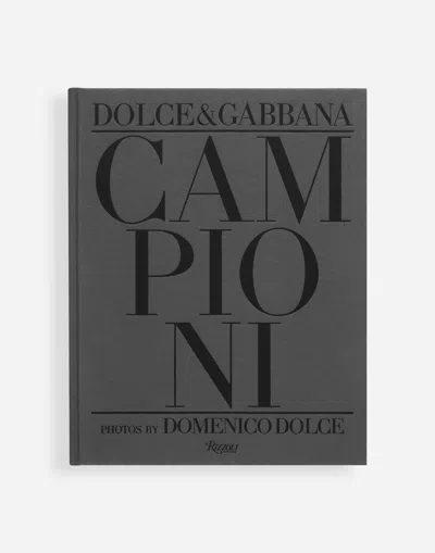 Dolce & Gabbana Dolce&gabbana Campioni - English Edition In Gray