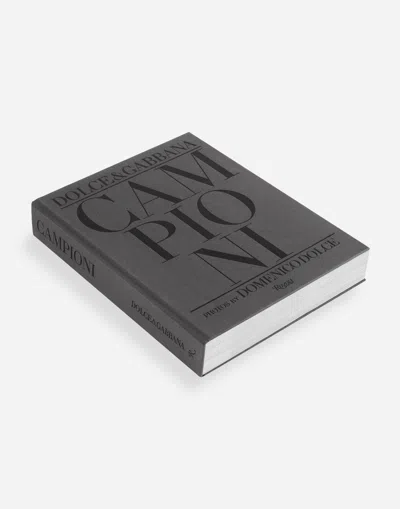 Dolce & Gabbana Dolce&gabbana Campioni - English Edition In Gray