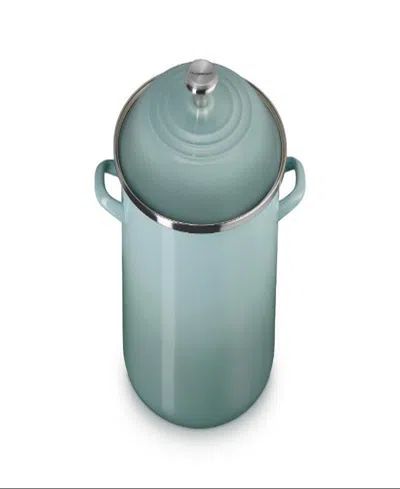 Le Creuset Enamel On Steel 12-quart Classic Round Stockpot In Green