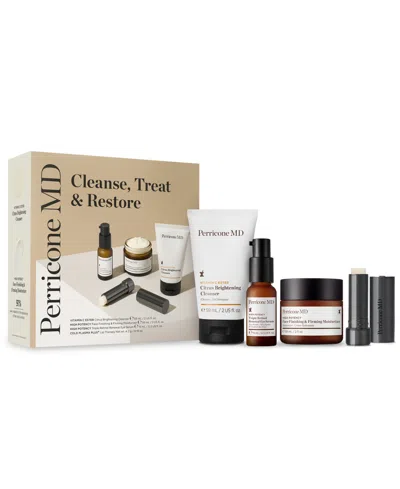 Perricone Md 4-pc. Cleanse, Treat And Restore Skincare Set, Created For Macy's In Multi