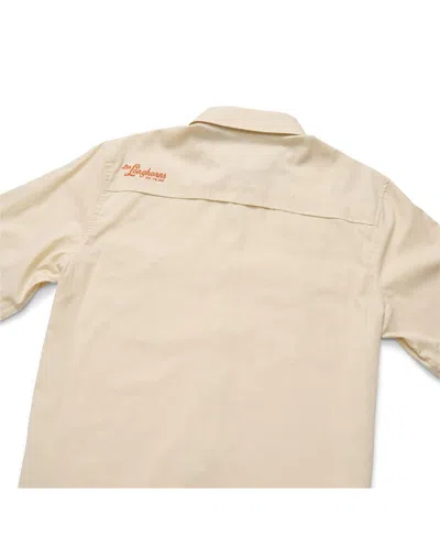 Howler Brothers Men's Tan Texas Longhorns X  Gaucho Long Sleeve Full-snap Shirt In Brown