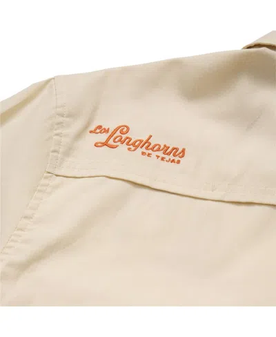 Howler Brothers Men's Tan Texas Longhorns X  Gaucho Long Sleeve Full-snap Shirt In Brown