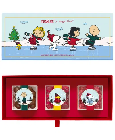 Sugarfina Peanuts Holiday 2025 Pop-up Bento Box 3-pc. Candy In Multi