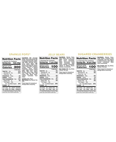 Sugarfina Peanuts Holiday 2025 Pop-up Bento Box 3-pc. Candy In Multi