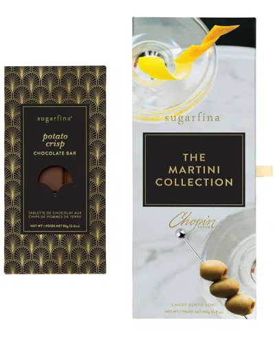 Sugarfina Holiday Martini And Chocolate Bundle, 2 Piece In Brown