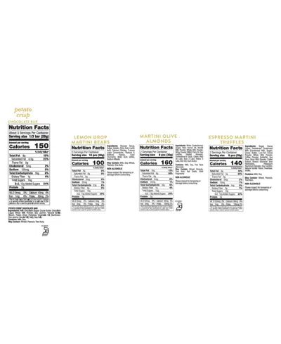 Sugarfina Holiday Martini And Chocolate Bundle, 2 Piece In Brown