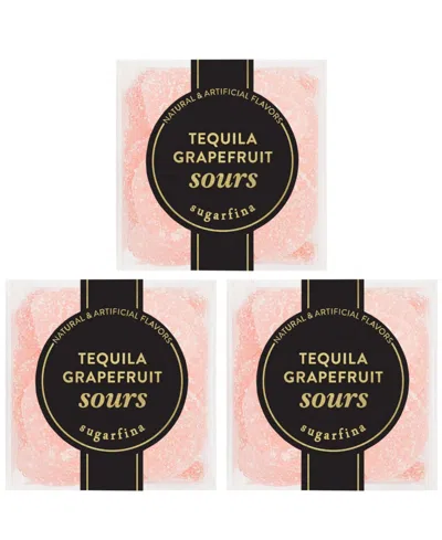 Sugarfina Tequila Grapefruit Sours Kit, 3 Piece In Transparent