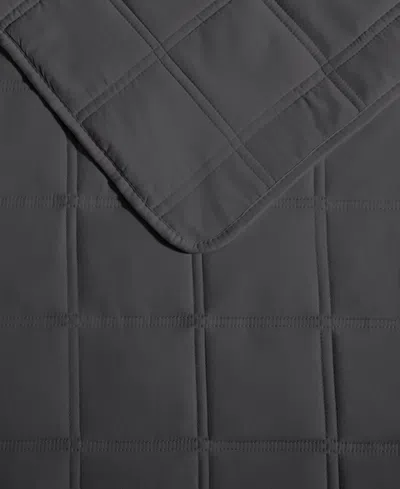 Kenneth Cole New York Solid Stonewashed 2-pc. Quilt Set, Twin In Gray