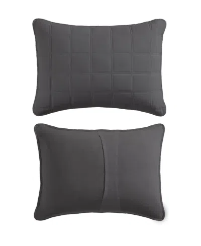 Kenneth Cole New York Solid Stonewashed 2-pc. Quilt Set, Twin In Gray
