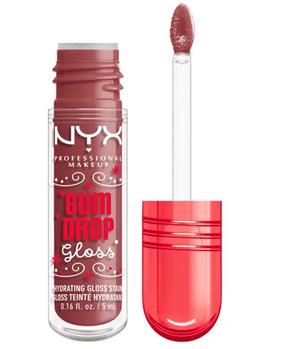 Nyx Professional Makeup Gloss Collections Holiday Gum Drop Lip Gloss Stain - Hydra Honey In Brown