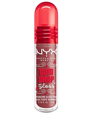 Nyx Professional Makeup Gloss Collections Holiday Gum Drop Lip Gloss Stain - Hydra Honey In Brown