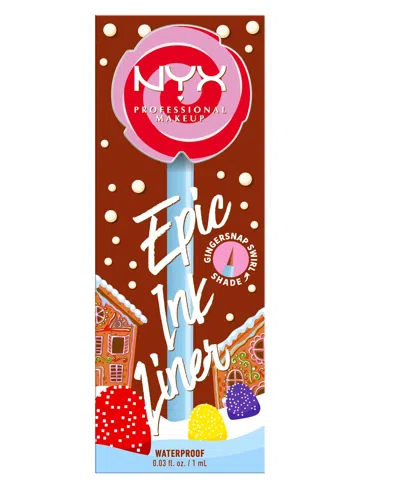 Nyx Professional Makeup Holiday Candy Swirl Liner, 0.03 Oz. In Multi