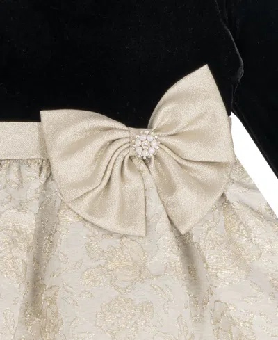 Rare Editions Girls 2t-6x Skirt Dress With Bag Set In Black