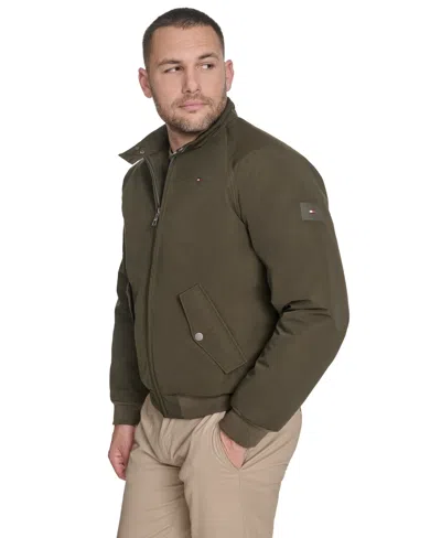 Tommy Hilfiger Men's Logo Detail Bomber Jacket In Multi