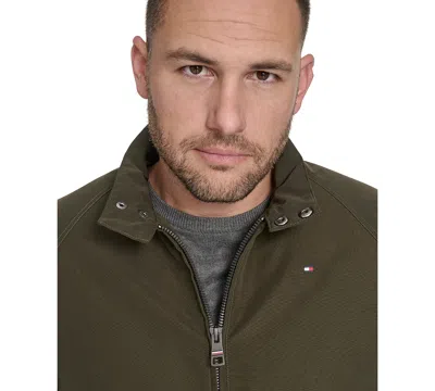 Tommy Hilfiger Men's Logo Detail Bomber Jacket In Multi