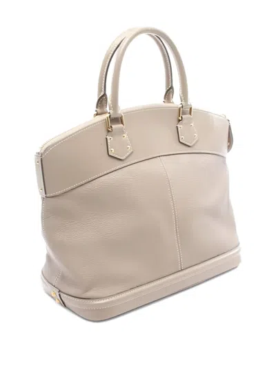 Pre-owned Louis Vuitton 2007 Suhali Verone Leather Tote Bag In Neutral