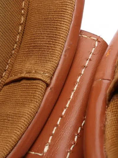 Pre-owned Celine 2010s Medium Tambour Cross Body Bag In Brown