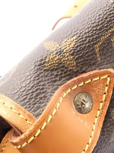 Pre-owned Louis Vuitton 1994 Saumur 35 Monogram Shoulder Bag In Brown