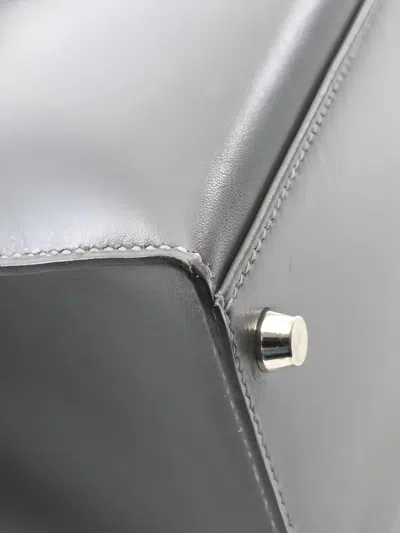 Pre-owned Hermes 2000 Kelly 32 Handbag In Gray