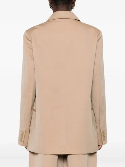 6397 Double-breasted Blazer In Brown