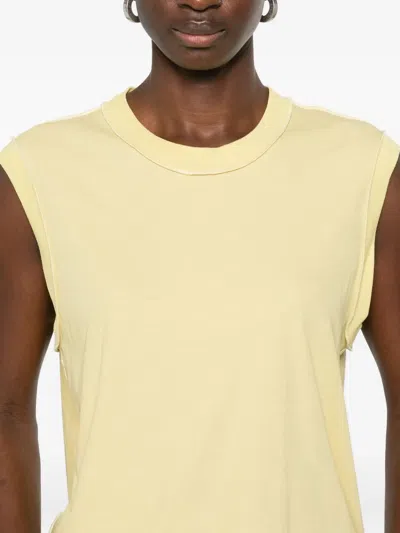 6397 Inside-out Tank Top In Yellow