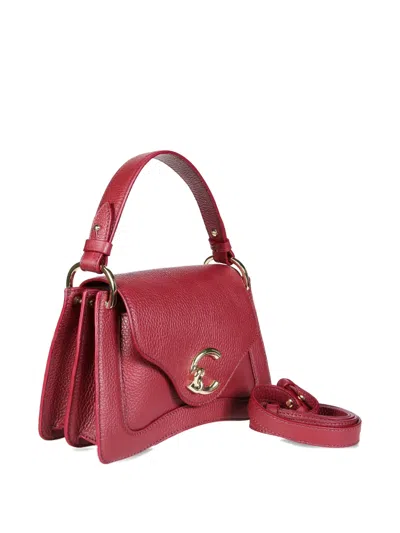 Coccinelle Small C-me Tote Bag In Red