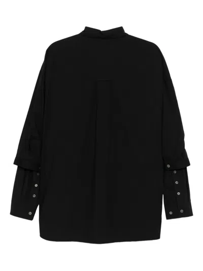Songzio Long-sleeved Shirt In Black