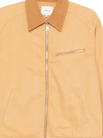 Reformation Harrison Utility Jacket In Nude