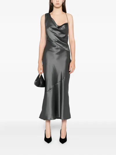 Paris Georgia Minka Slip Dress In Gray