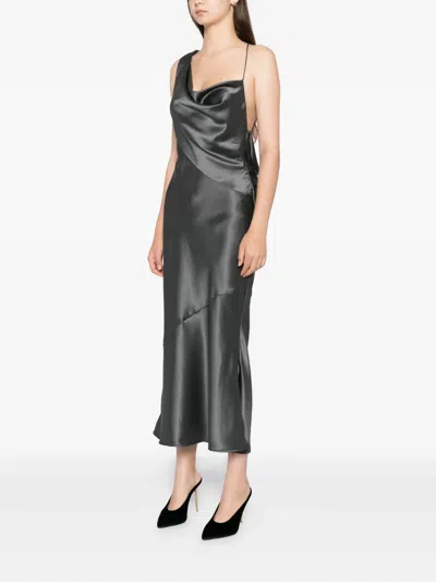 Paris Georgia Minka Slip Dress In Gray