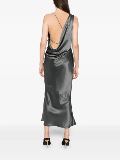 Paris Georgia Minka Slip Dress In Gray