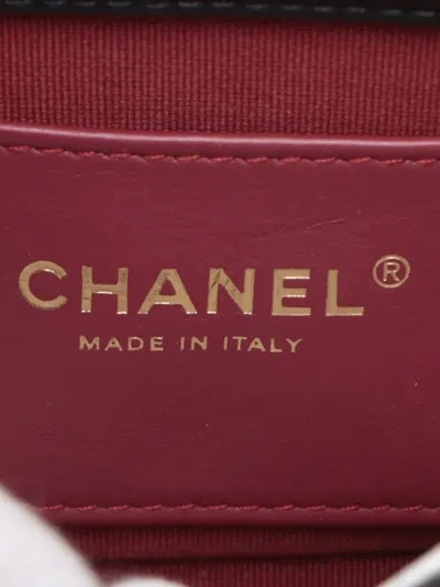 Pre-owned Chanel 2021-2025 Mini Shiny Calfskin My Sweet Cc Flap Crossbody Bag In Black