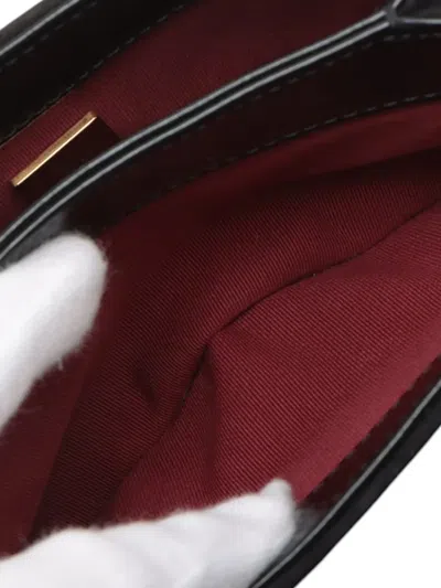 Pre-owned Chanel 2021-2025 Mini Shiny Calfskin My Sweet Cc Flap Crossbody Bag In Black