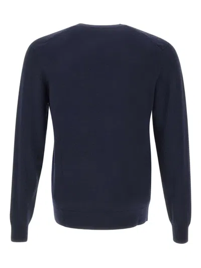 Diktat Diamond-pattern Sweater In Blue