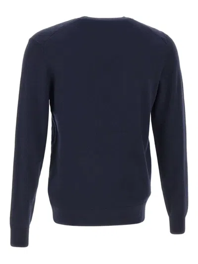 Diktat Diamond-pattern Sweater In Blue