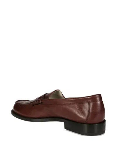 Common Projects Penny-bar Loafers In Brown