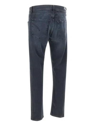 Dondup Brighton Trousers Featuring Five-pocket Design In Blue