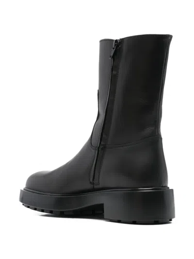 Copenhagen Leather Boots In Black