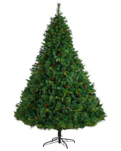 Nearly Natural 8ft. West Virginia Full Bodied Mixed Pine Artificial Christmas  Tree In Green