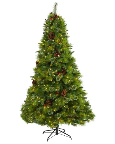 Nearly Natural 7ft. Montana Mixed Pine Artificial Christmas Tree In Green