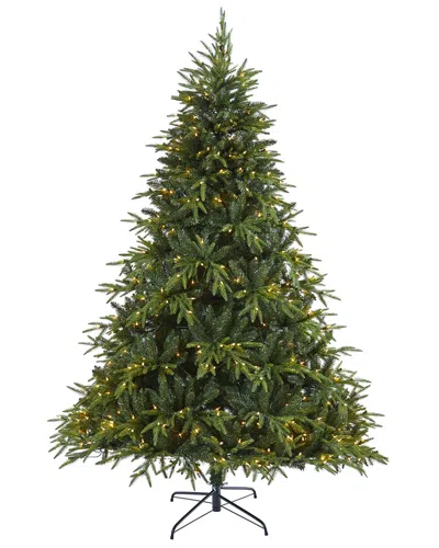 Nearly Natural 7ft. Colorado Mountain Fir Natural Look Artificial Christmas  Tree In Green