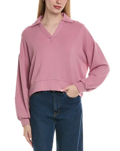 Chaser Pillow Fleece Ft. Worth Pullover In Purple